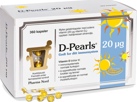 Pharma Nord Bio D Pearl 20 mcg 360 tabletter