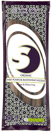King Soba Søtpotet & Bokhvete Nudler 250g