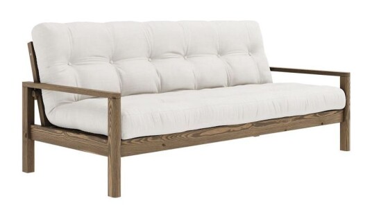 Karup Design Knob Sovesofa, Brun lakkert furu, Natural Unoliving 1733432-16-0 1733432-15-0 Karup Design Knob Sovesofa, Brun lakkert furu, Natural Unoliving 1733432-16-0 1733432-15-0
