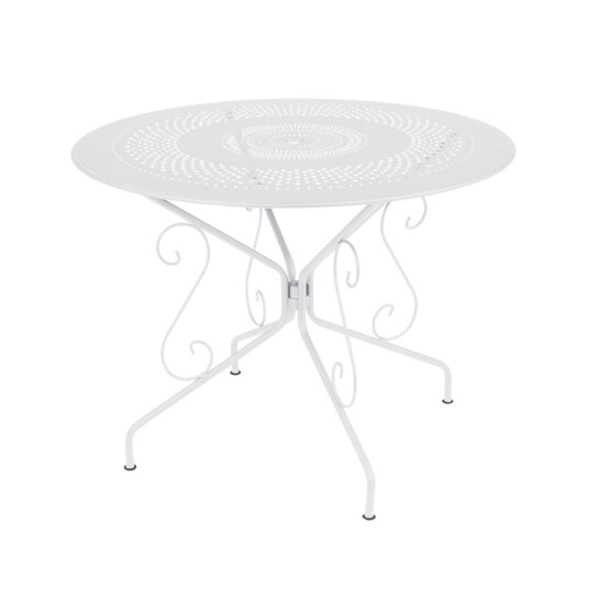 Fermob Montmartre Table 96 cm Cotton White 01