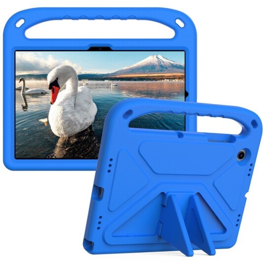 INCOVER Samsung Galaxy Tab A8 10.5" (2021) EVA Skum Bakdeksel med Stativ - Blå INCOVER Samsung Galaxy Tab A8 10.5" (2021) EVA Skum Bakdeksel med Stativ - Blå