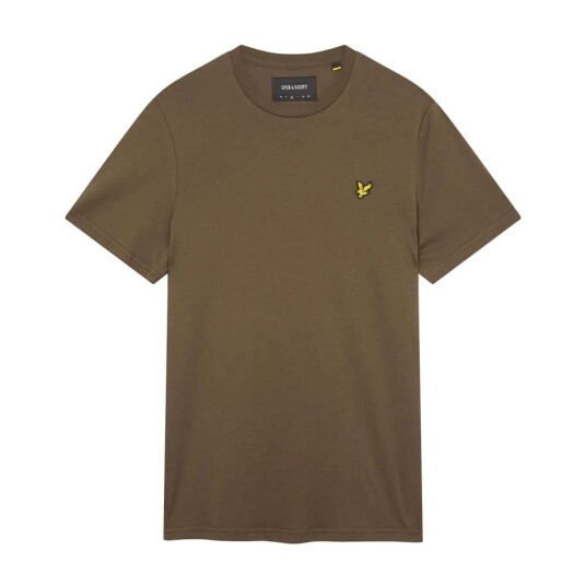 Lyle & Scott Vanlig t -skjorte - oliven Grønn XS