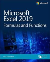 Microsoft Excel 2019 Formulas And Functions Av Paul Mcfedries