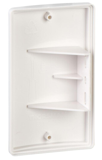 Schneider Electric 5507160 Endestykke 33 x 72 mm Hvit Installasjonsmaterial