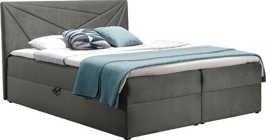 Frusci Kontinentalseng 160x200 + Overmadrass -