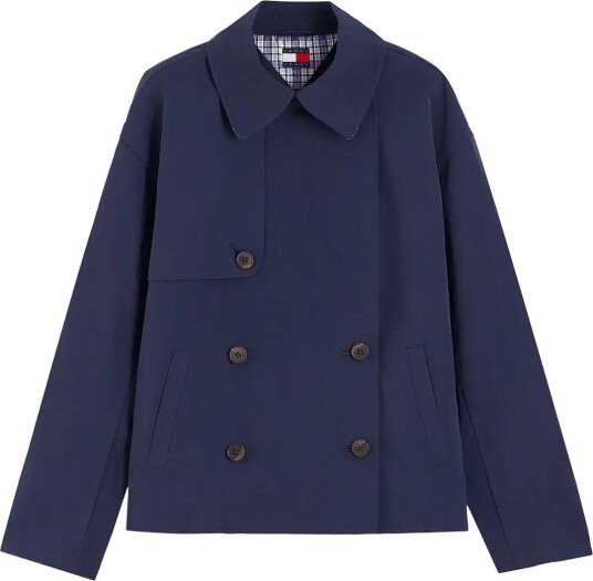 Tommy Jeans Tjw Short Trench Jacket Navy XL