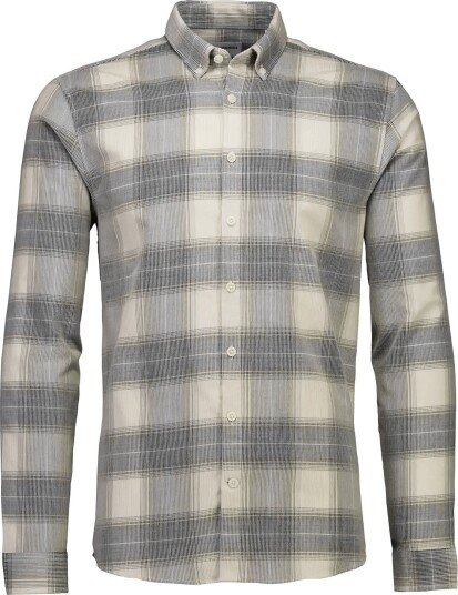 Lindbergh Checked Corduroy Shirt L/S   ECRU   XL