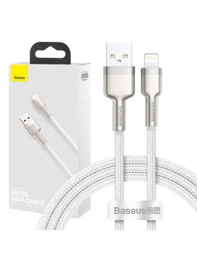 Baseus USB cable for Lightning Cafule 2.4A 1m (white)