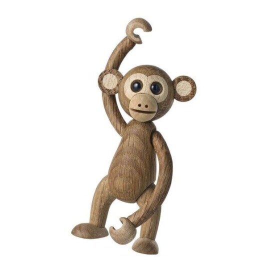 Spring Copenhagen - Swing Ape trefigur 8 cm eik