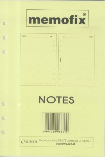Antra Innlegg For Mem/A5 Notes Arrangør 270059