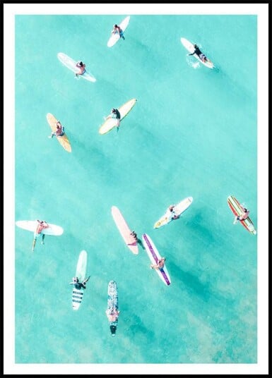 Aerial Surfers Plakat Plakat / 100x150cm
