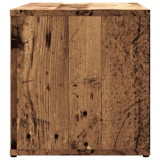 TV-benk gammelt tre 80x34x35,5 cm konstruert tre 8721158435354