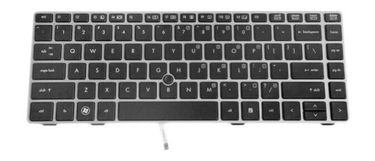 Hp - Tastatur - Islandsk - For Elitebook 8460P Notebook Hp - Tastatur - Islandsk - For Elitebook 8460P Notebook