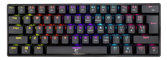 Whiteshark Shinobi Br Gaming Tastatur Svart Whiteshark Shinobi Br Gaming Tastatur Svart