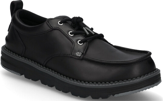 Hey Dude Flint Moc Leather - Black - 47