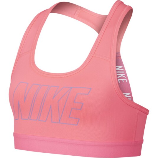 Nike  NP BRA LOGO STRAP GFX Kids   640 LAVA GLOW/TWILIGHT PULSE/TWILI XL 14 15 år