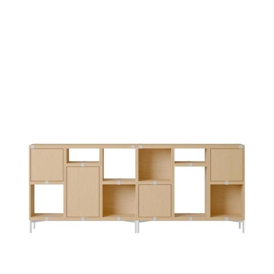 Muuto Stablede Kontorhyller i Eik 3 i 1