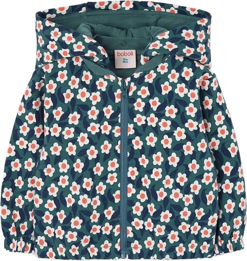 Boboli | Fleece Jacket Floral For Girl Bci | 122