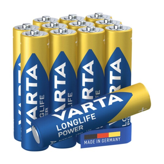 Varta Longlife Power AAA Alkalisk Batteri 12-pakk 2300 mAh
