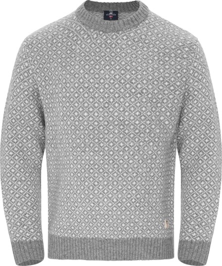 Gridarmor Men"s Heavy Knit Wool Sweater Grey Melange 3XL Gridarmor Men"s Heavy Knit Wool Sweater Grey Melange 3XL