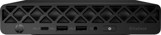 HP EliteDesk Mini PC med Ryzen 5, 16GB RAM, 1TB SSD, Wi-Fi 6, Bluetooth 5.4, Svart