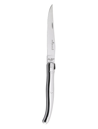 Jean Dubost Laguiole Kniv M. Rustfrit Stål Håndtag   Silver   L:23.5CM