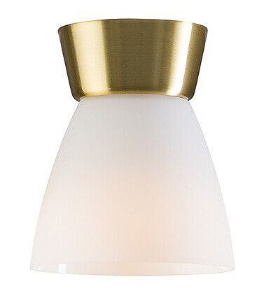 Belid Takplafond Bizzo E27 IP21 D165 mm, LED, Opalglass/Messing