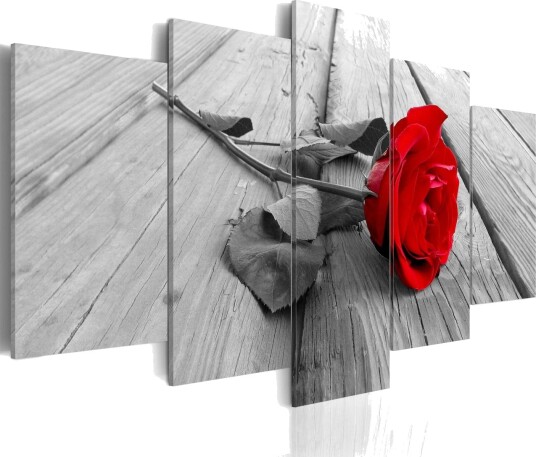Bilde Rose On Wood 100x50 Artgeist sp. z o. o.