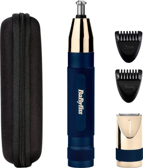 BABYLISS SUPER X METAL PRECISION E112E NESE- OG ØREHÅRTRIMMER, BLÅ BABYLISS SUPER X METAL PRECISION E112E NESE- OG ØREHÅRTRIMMER, BLÅ