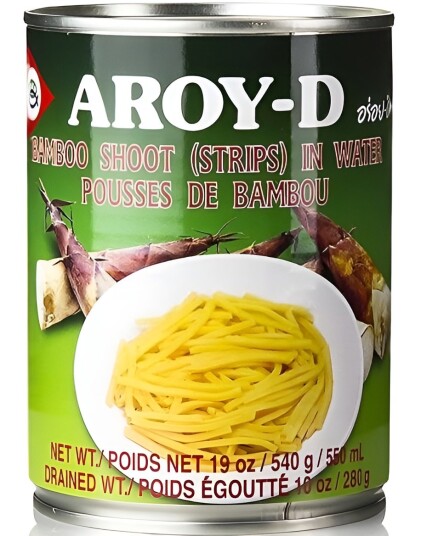 Aroy D Bambusskudd Strimler 540 gram Thailand
