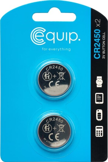 Equip CR2450 Batteripakke 2 pakning