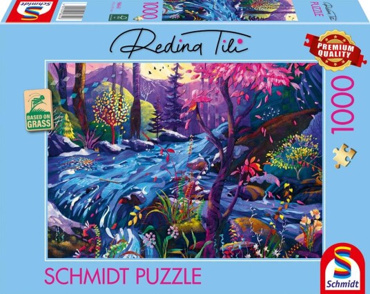 Schmidt Spiele 58641 Puslespill 1000 brikker Redina Tili: River of Dreams