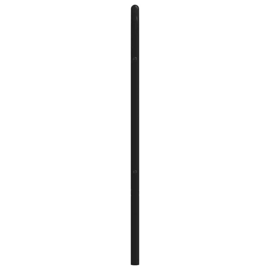  Sengegavl i metall svart 180 cm 8720845881573