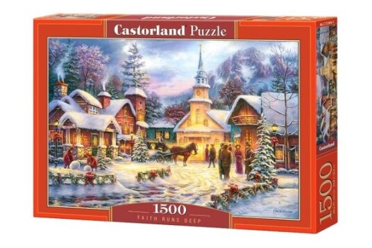Castorland Faith Runs Deep 1500 pcs Puslespill stykker Julaften Castorland Faith Runs Deep 1500 pcs Puslespill stykker Julaften
