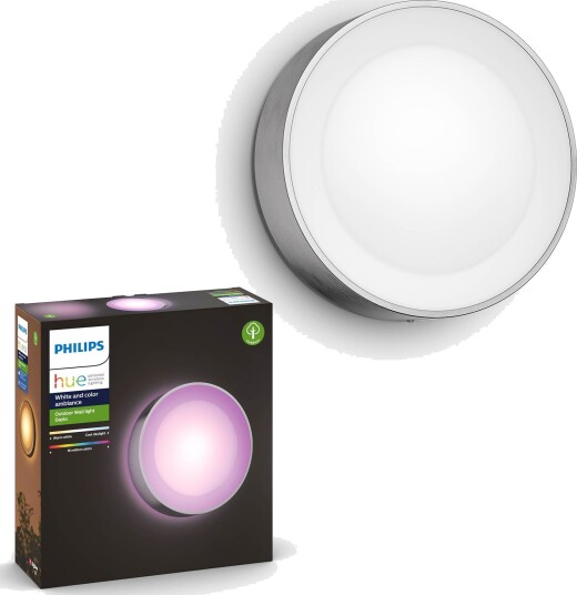 Philips Hue WCA Daylo Vegglampe 1x15W Rustfritt stål - 60253