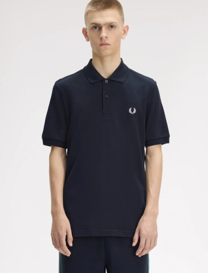 Fred Perry Stripe Tape Polo Shirt Navy M Fred Perry Stripe Tape Polo Shirt Navy M