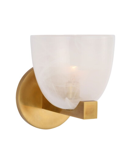 Visual Comfort Carola Single Sconce Antique Brass Visual Comfort Carola Single Sconce Antique Brass