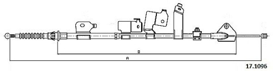 Bremsewire METZGER 17.1096
