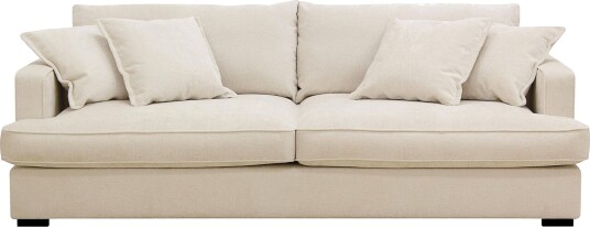 Rossita Lyx 2,5 seters ekstra dyp sofa i chenille Beige