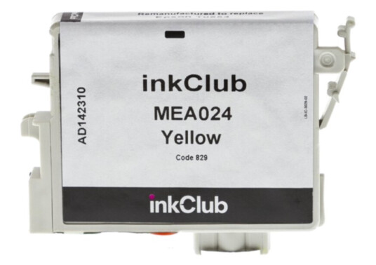 inkClub MEA024 Blekkpatron gul, 350 sider
