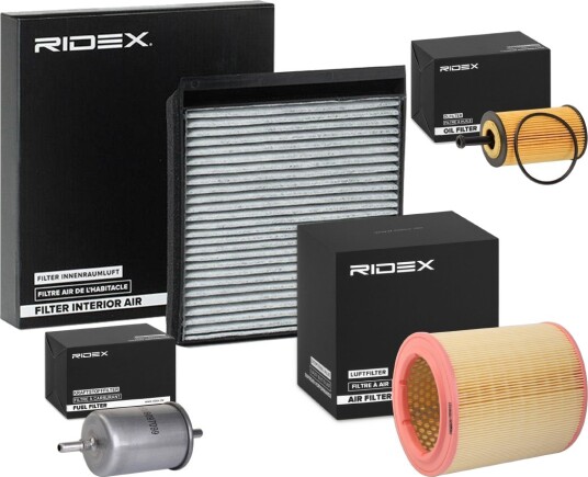 Filtersett RIDEX 4055F27606