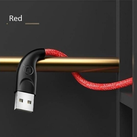 Usb-Kabel Usams Usb-A Til Lightning 3 M Rød (6958444983592)