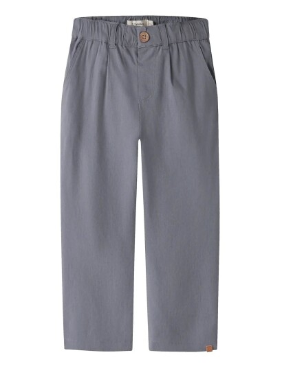 Lil"Atelier Nmmfredrik Reg Pant Lil Grey 110