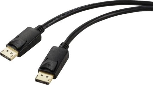 Renkforce Rf-5771514, 2 M, Displayport, Displayport, Hankjønn, Hankjønn, 3840 X 2160 Piksler Renkforce Rf-5771514, 2 M, Displayport, Displayport, Hankjønn, Hankjønn, 3840 X 2160 Piksler