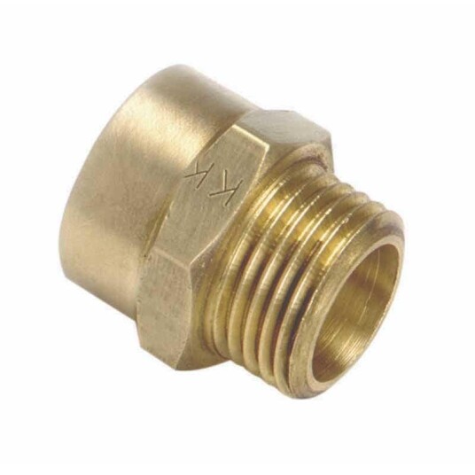 Isiflo Messing Overgangs Nippelmuffe 1/2"X3/8"