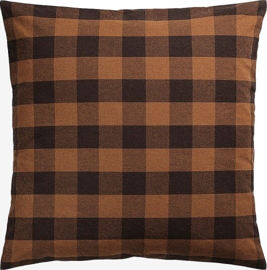 Midnatt Putetrekk Gingham Brun
