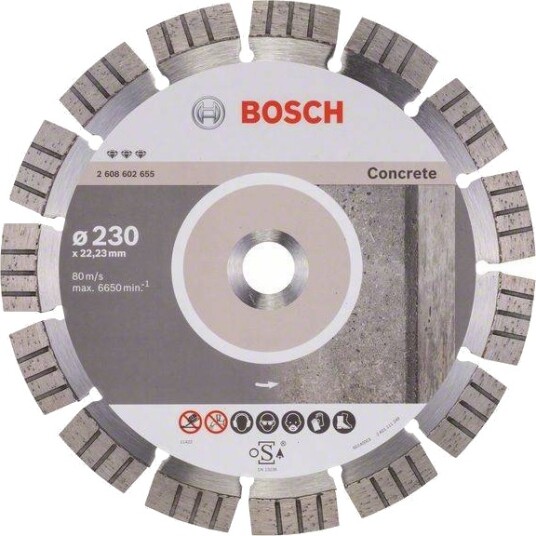 Bosch Professional Diamantblad 230mm for Betong, Speed Stripes Bosch Professional Diamantblad 230mm for Betong, Speed Stripes