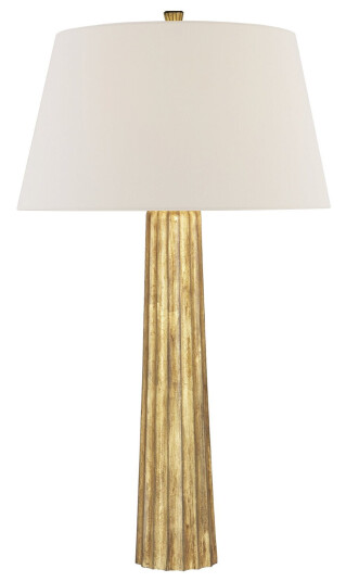 Fluted Spire bordslampa Gilded Iron