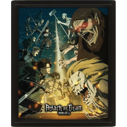 Pyramid International ATTACK ON TITAN S4 FRAMED 3D