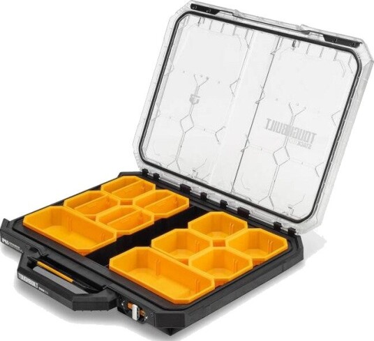 Toughbuilt Oppbevaringsboks Stacktech Tb-B1-O-10 Med 10 Rom Svart Toughbuilt Oppbevaringsboks Stacktech Tb-B1-O-10 Med 10 Rom Svart